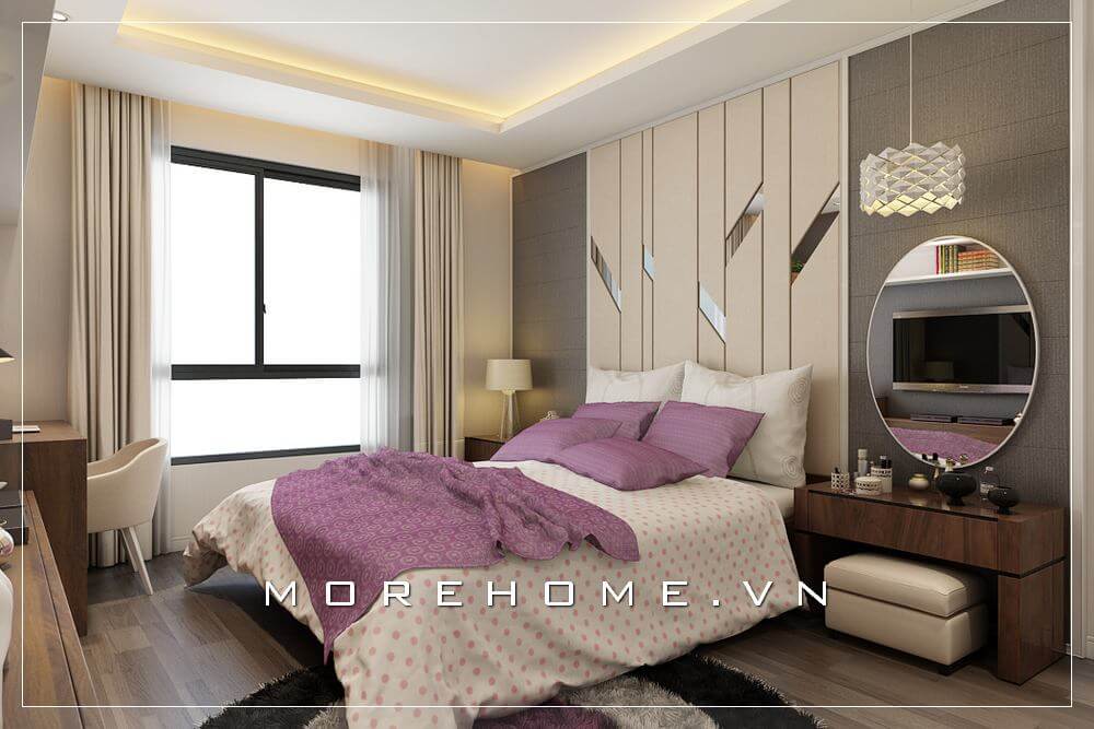 Thiết kế phòng ngủ chung cư hiện đại